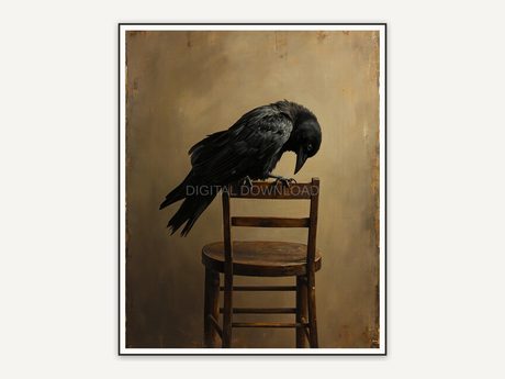 Halloween printable wall art design from the 120 print bundle shown framed