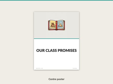 Respectful Class full page bulletin board poster